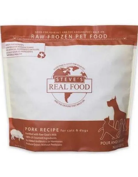 5 Lb Steve's Pork Nuggets For Dogs & Cats - Health/First Aid